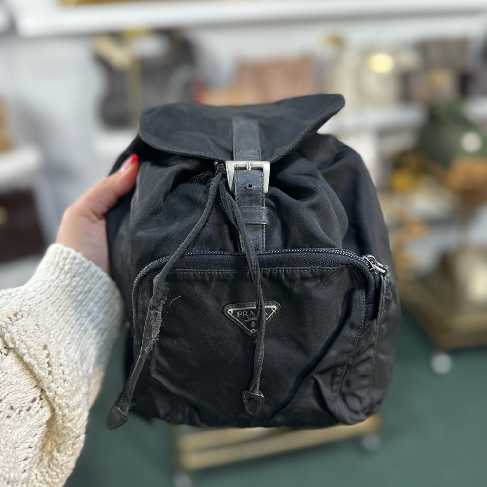 Prada Black Backpack
